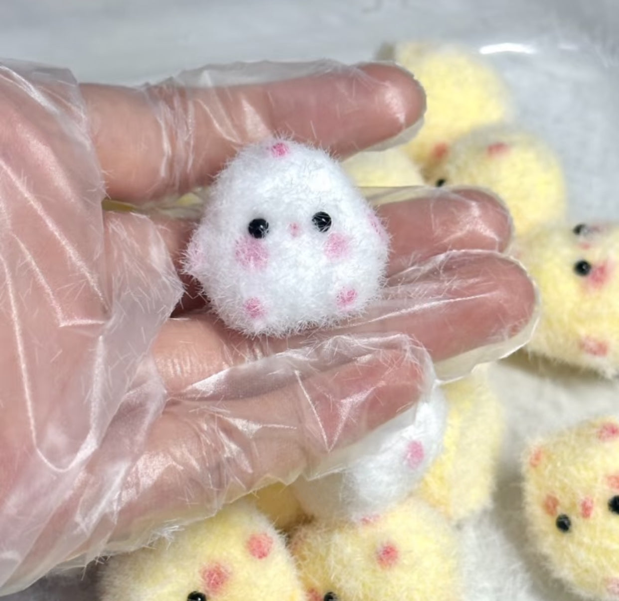 Fluffy Baby Chicken Squishy Toy