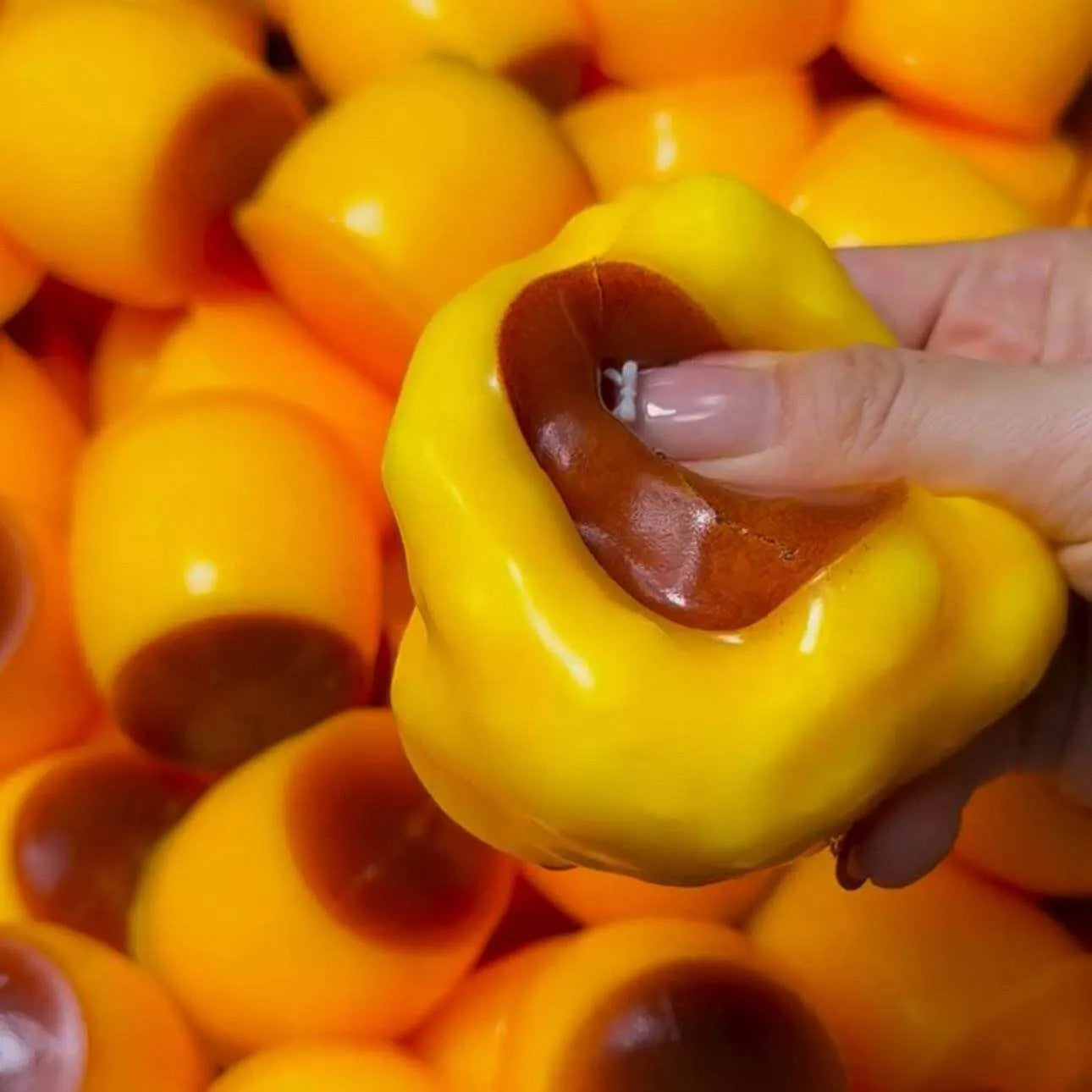 Caramel Pudding Stress Ball (Crunchy ASMR Sound)