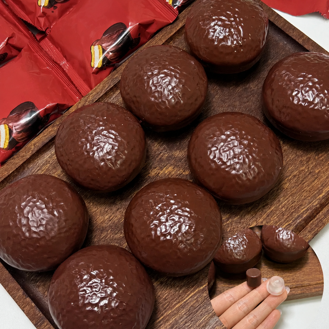 Chocolate Pie Stress Ball (Crunchy ASMR Sound)