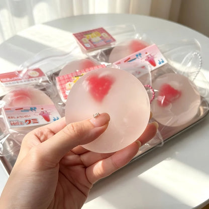 Frosted Strawberry Mochi Stress Ball