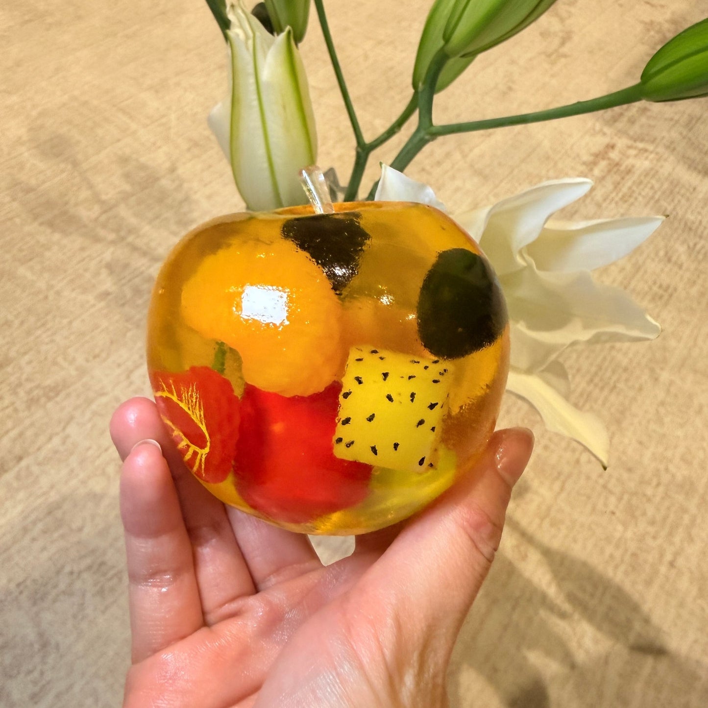 Fruit Jelly Apple Squishy Toy