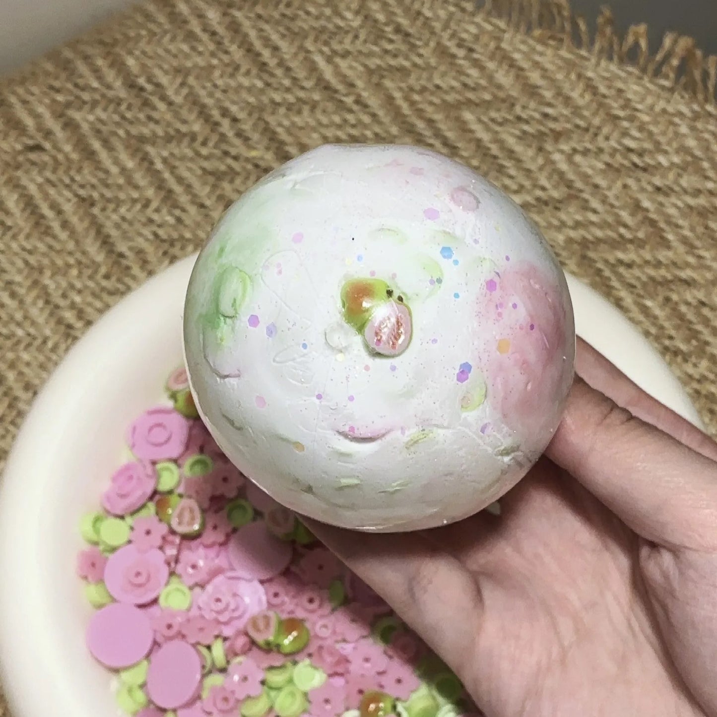 Guava Yogurt Handmade ASMR Ball