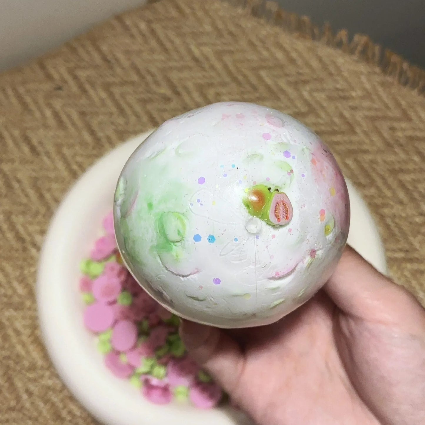 Guava Yogurt Handmade ASMR Ball