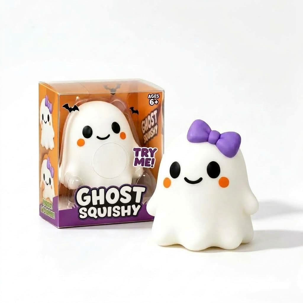 Halloween Ghost Squishy (Giant Size, Silent & Stress-Relieving)