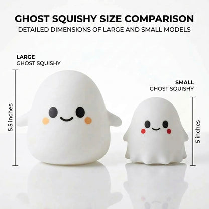 Halloween Ghost Squishy (Giant Size, Silent & Stress-Relieving)