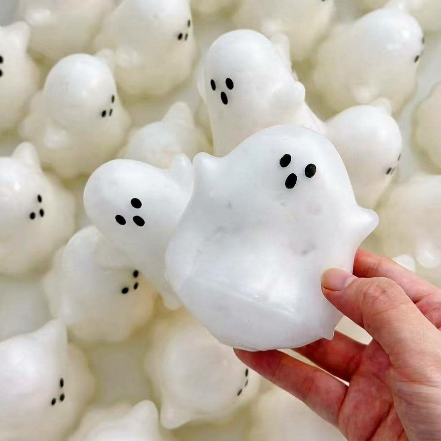 Halloween Ghost Stress Ball (Crunchy ASMR Sound)