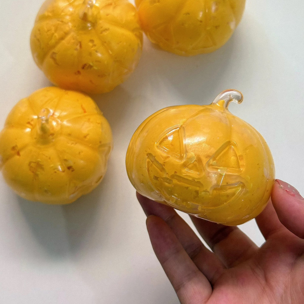 Halloween Pumpkin Stress Ball (Crunchy ASMR Sound)