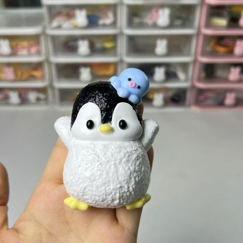 Handmade Silicone Taba Squishy Penguin