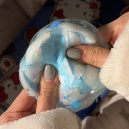 Boule ASMR croustillante faite à la main Sakura (perles de cire à l'intérieur, non-récupérable)