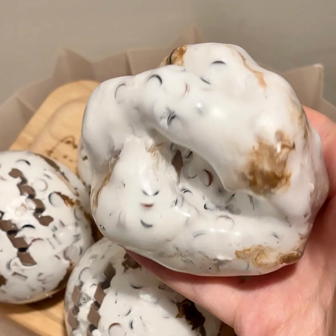 Milk Coffee Cocoa Handmade ASMR Ball
