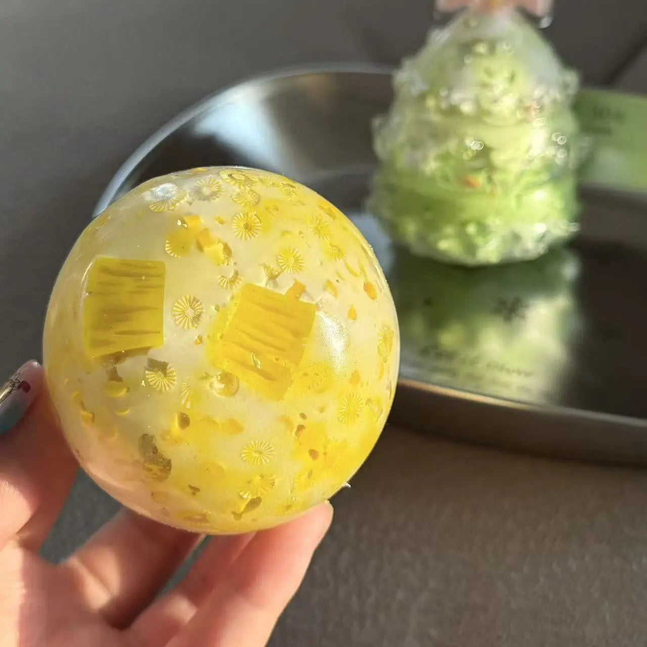 Pineapple Milkshake Cream Squishy Ball