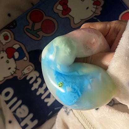 Rainbow Lava Mochi Crunchy ASMR Ball (5 Wax Beads, Non-Recoverable)