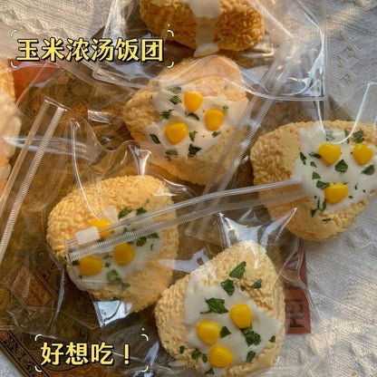 Rice Ball Taba Squishy Toy
